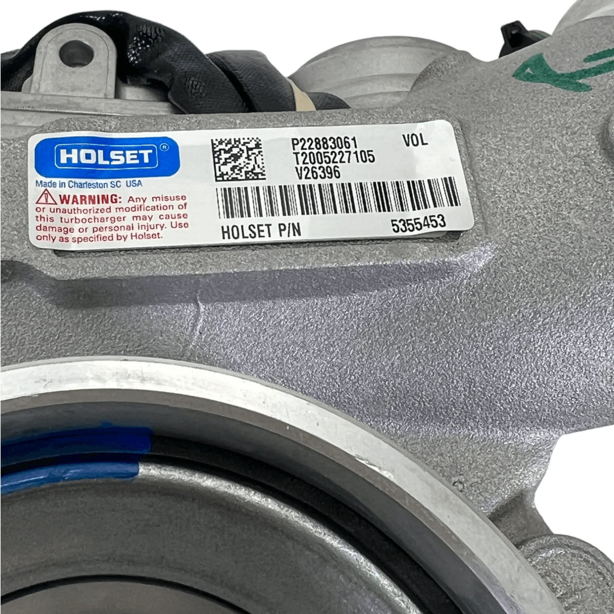 5355453 Genuine Volvo- Mack Turbocharger He431Ve Kit With Actuator - Truck To Trailer