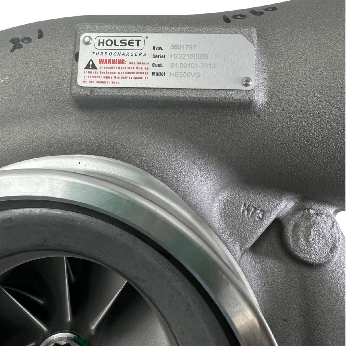 5601797 Genuine Holset Turbocharger HE500VG With Actuator - Truck To Trailer