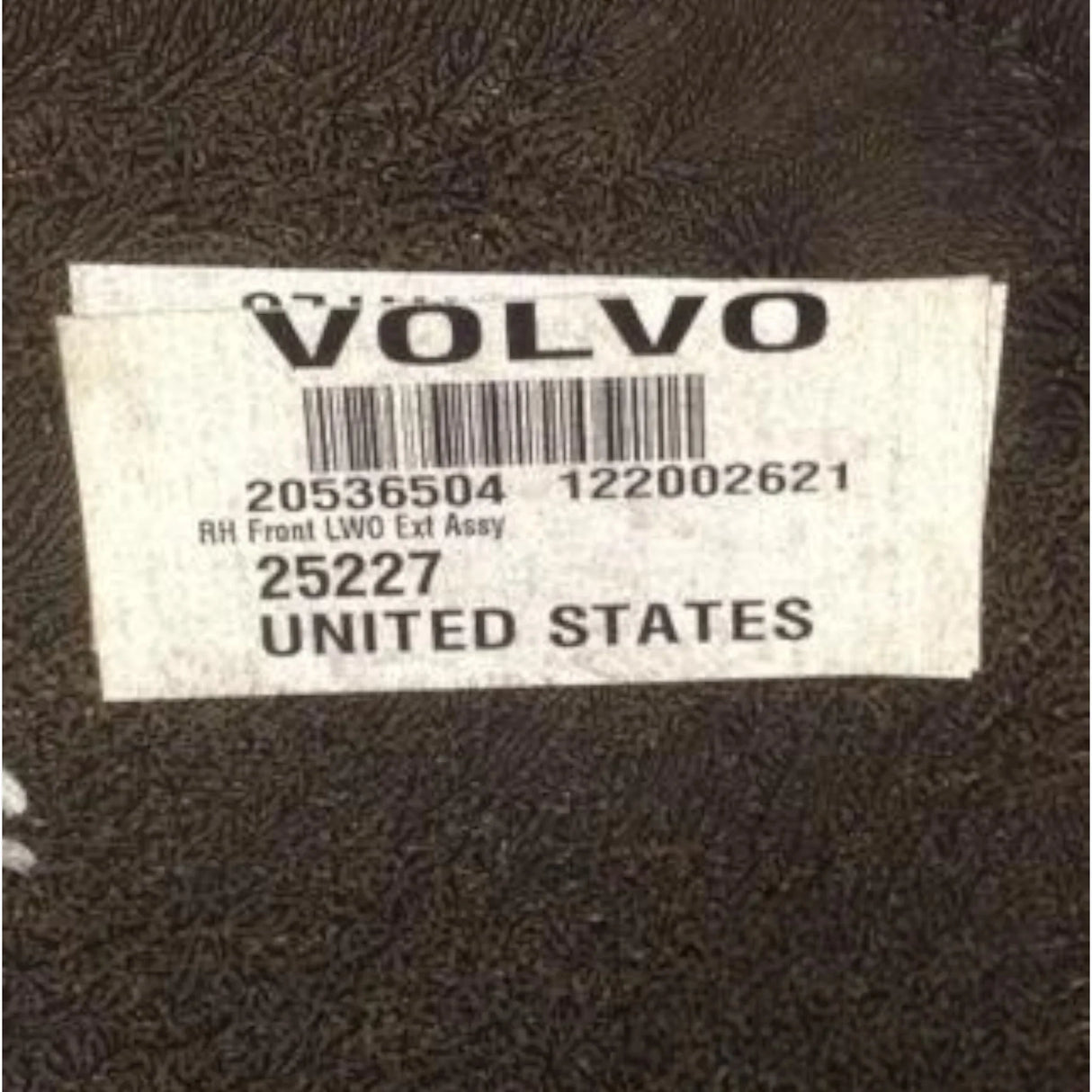 20536504 Genuine Volvo Chassis Fairing - Truck To Trailer