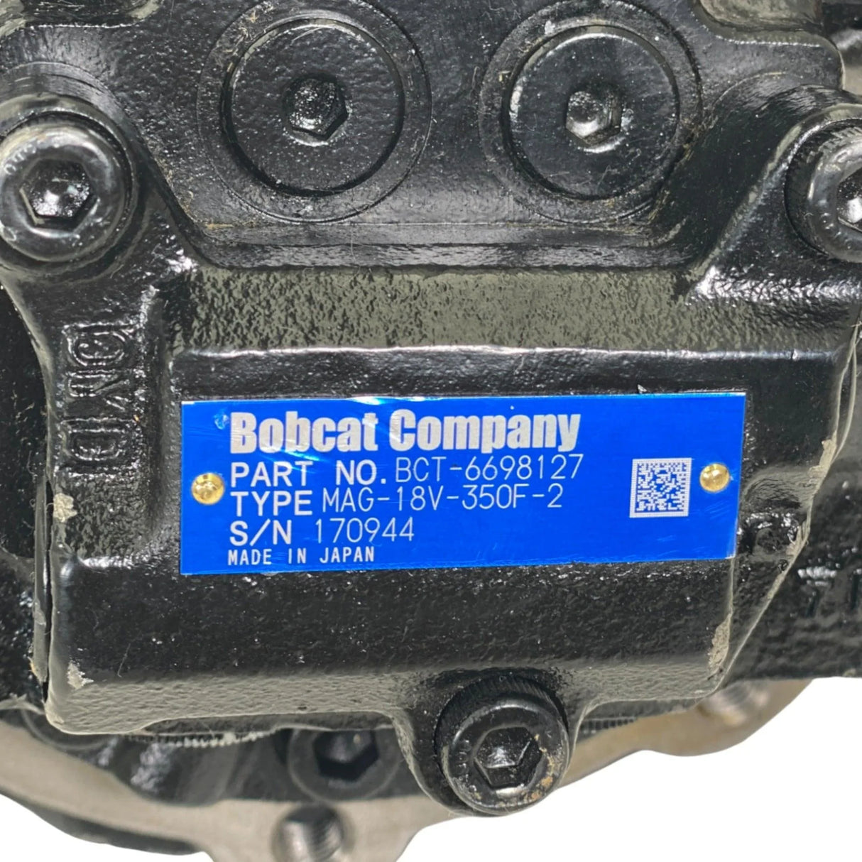 6698127 Genuine Bobcat Hydraulic Travel Motor - Truck To Trailer