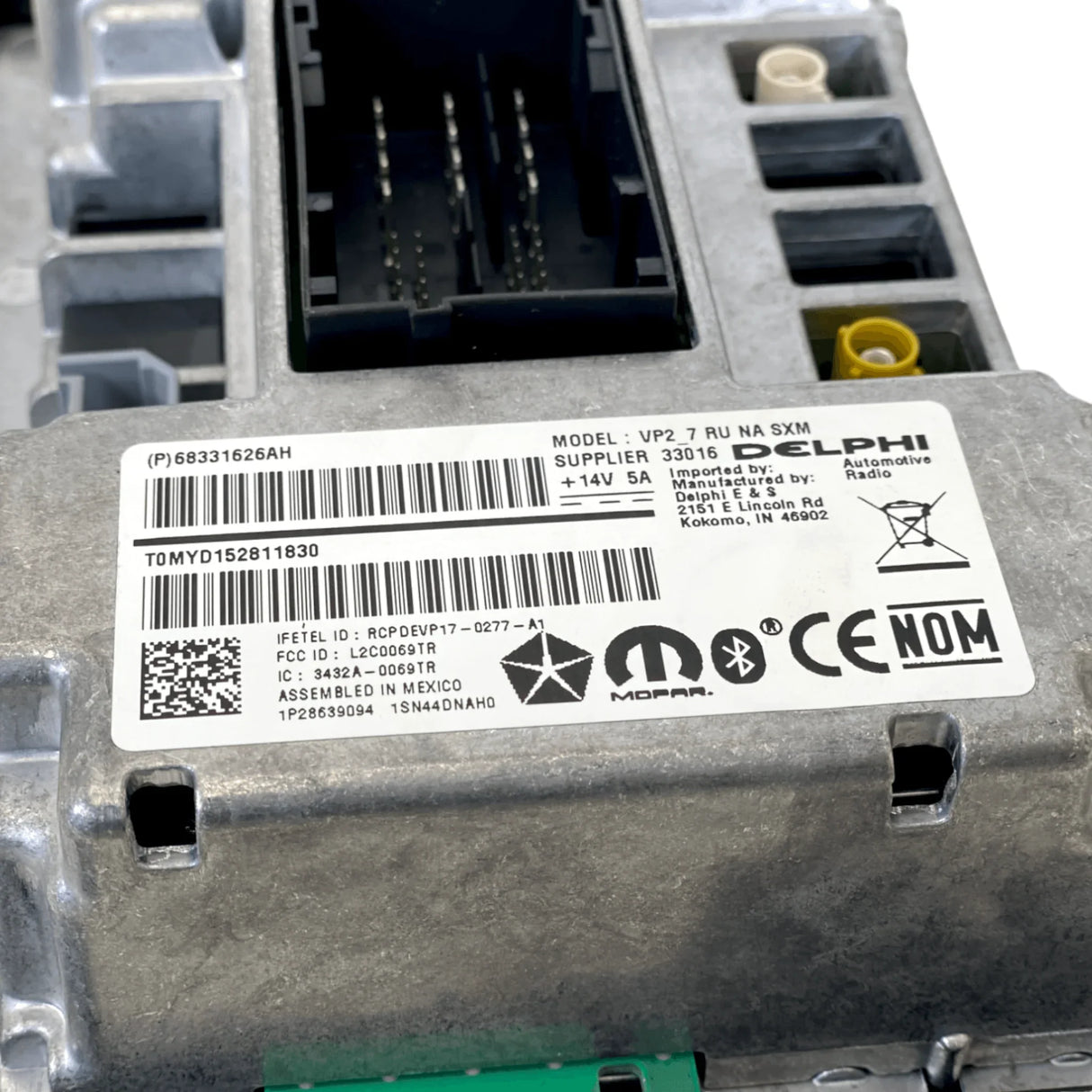 68331626Ah Genuine Mopar Display Radio For 2018 Chrysler Pacifica - Truck To Trailer