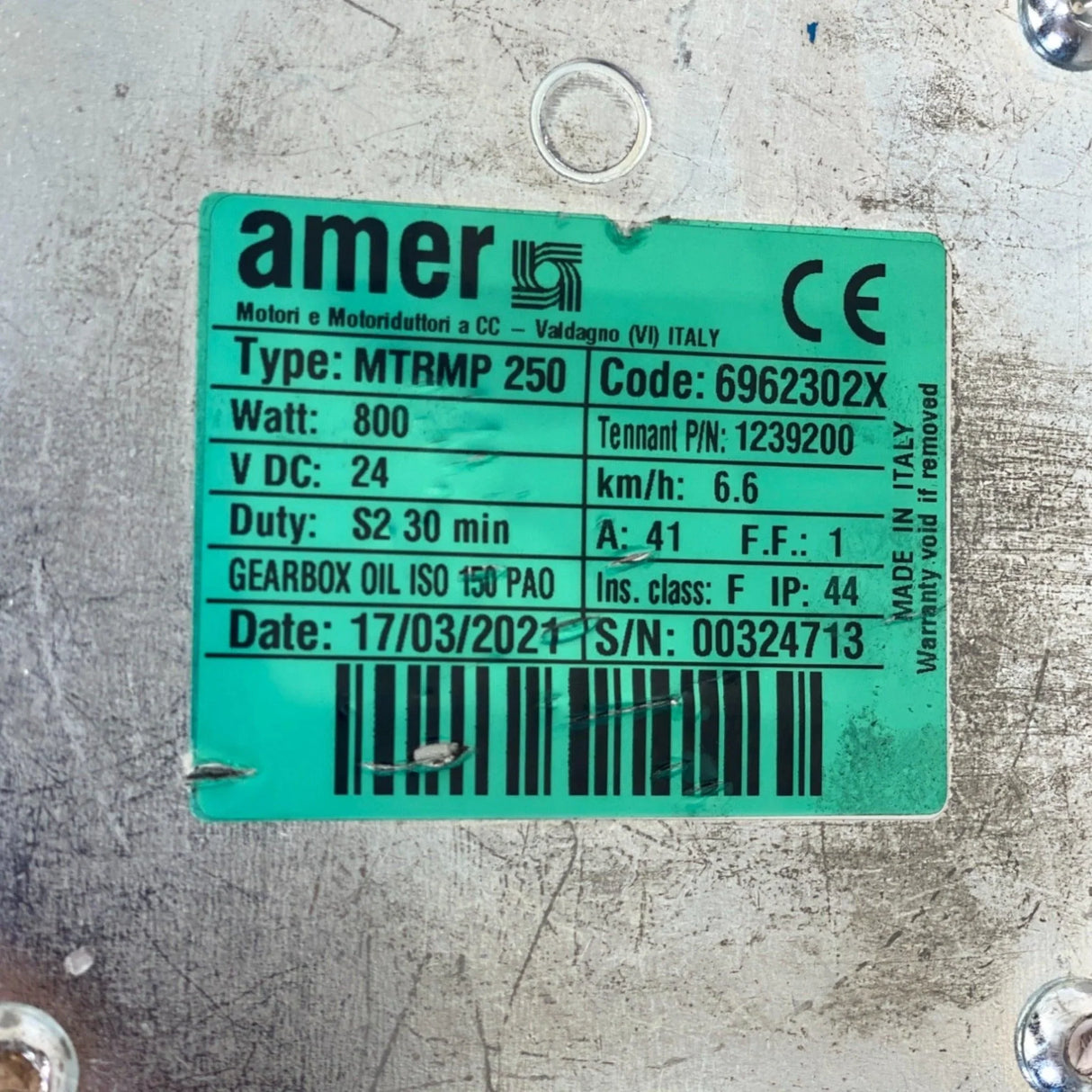 6962302X Genuine Amer Drive Wheel Motor - Truck To Trailer