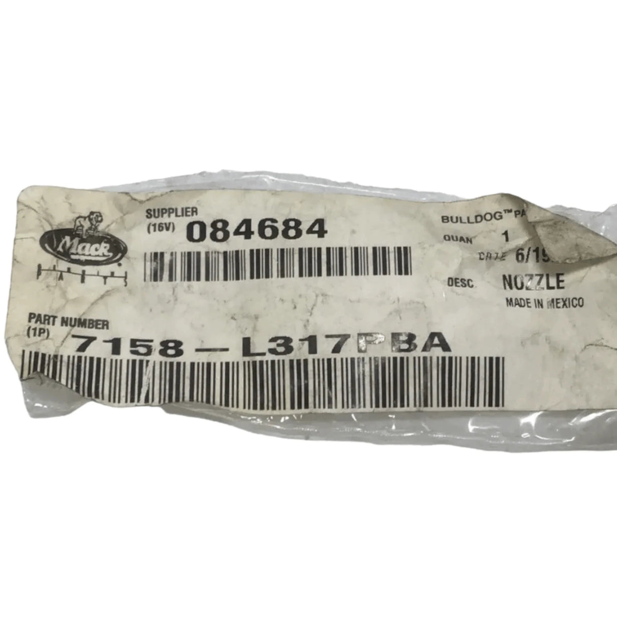 7158-L317PBA Genuine Volvo Nozzle - Truck To Trailer