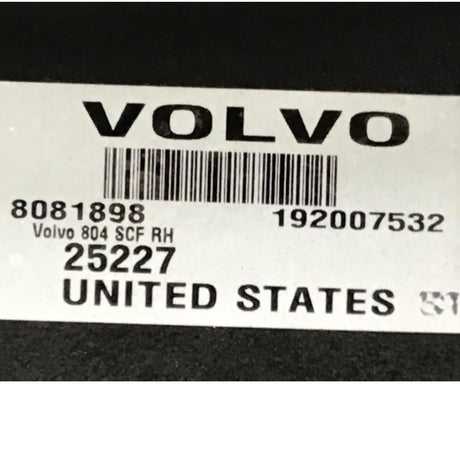 8081898 Genuine Volvo Chassis Fairing - Truck To Trailer