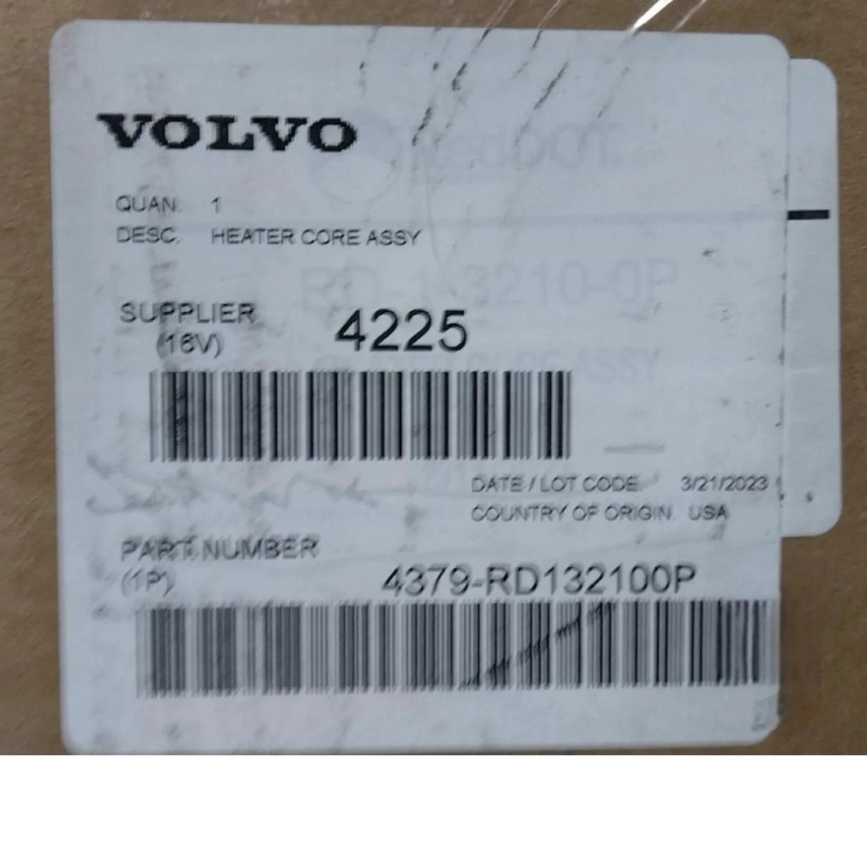 4379-RD132100P Genuine Mack Heater Core - Truck To Trailer