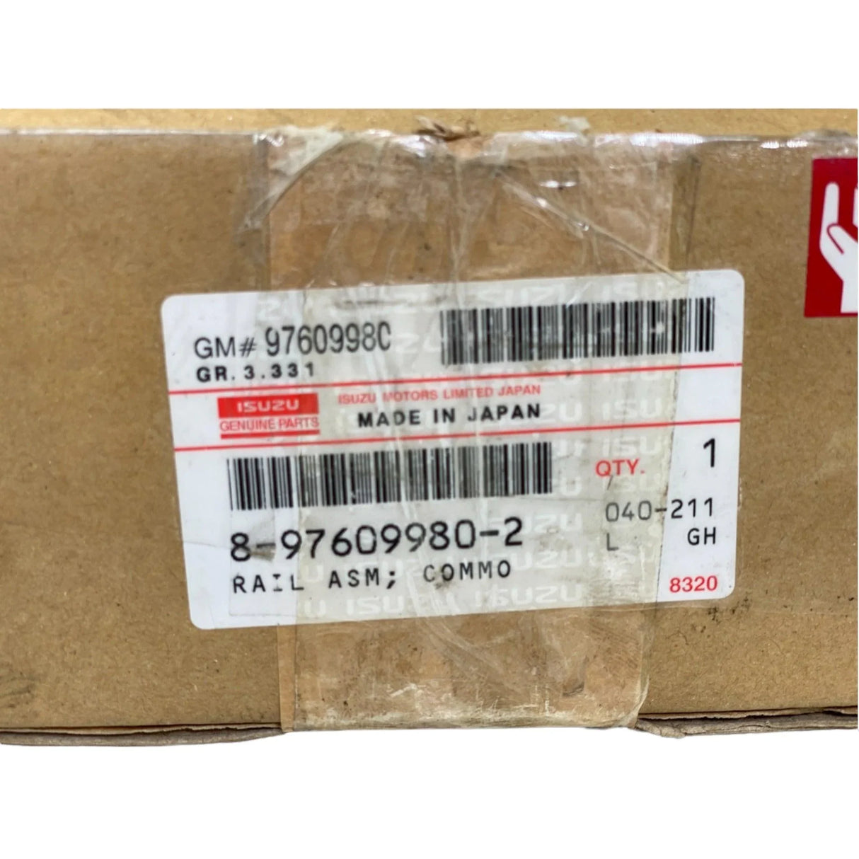 8-97609980-2 Genuine Isuzu Common Rail Assembly For Isuzu / Hino / Mitsubishi - Truck To Trailer