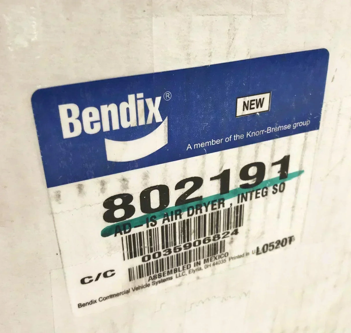 802191 Genuine Bendix Ad-Is Air Dryer 12-Volts For International - Truck To Trailer