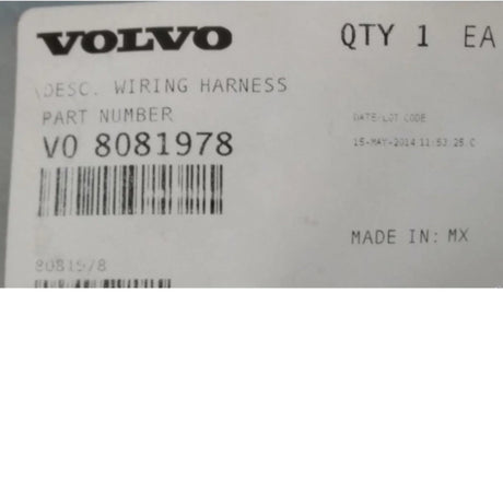 8081978 Genuine Volvo Wiring Harness - Truck To Trailer
