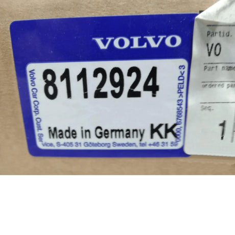 8112924 Genuine Volvo Driven Plate - Truck To Trailer