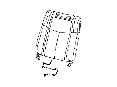 87600-ZN83B Genuine Nissan Back Assembly Front Seat - Truck To Trailer