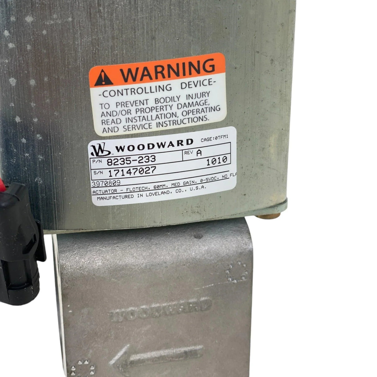 8235-233 Genuine Woodward 14-Pin L10 Elc Governor Actuator - Truck To Trailer