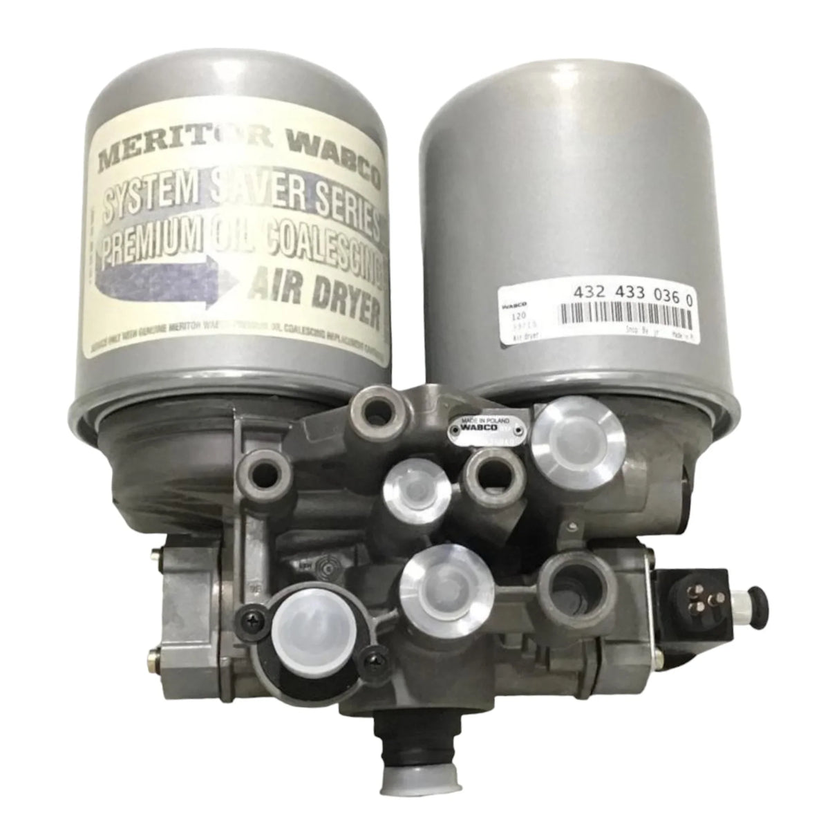 8235-S4324330360 Genuine Mack Twin Air Dryer Assembly - Truck To Trailer