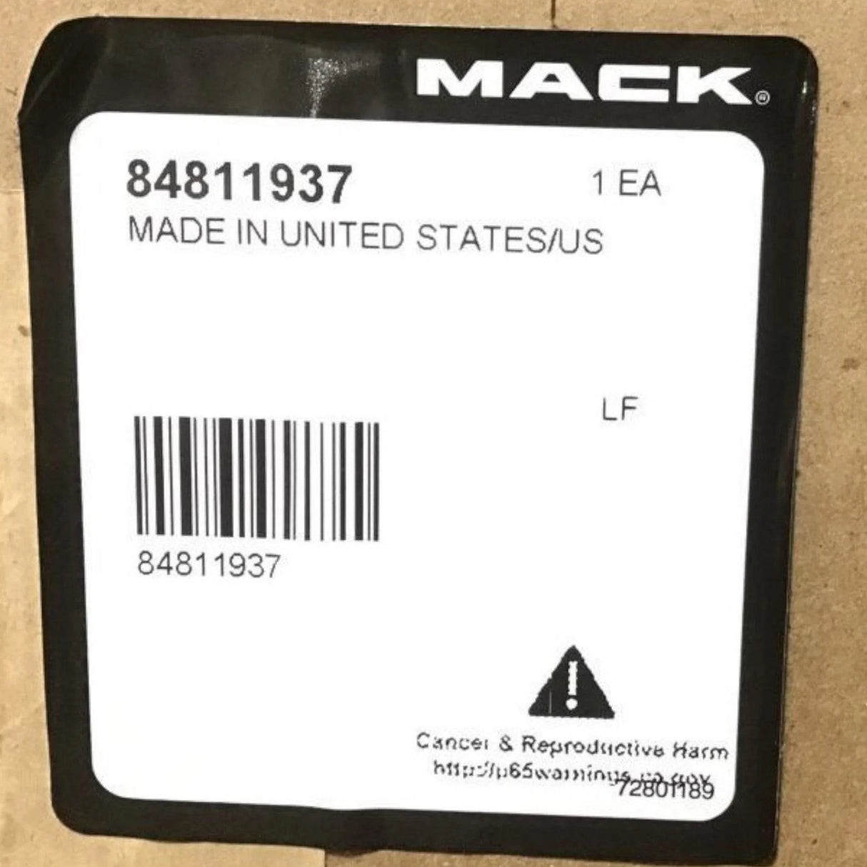 84811937 Genuine Volvo/Mack Mirror - Truck To Trailer