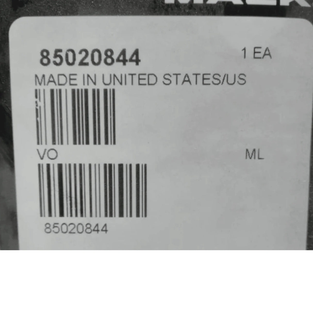 85020844 Genuine Volvo/Mack Unit Injector Exch - Truck To Trailer