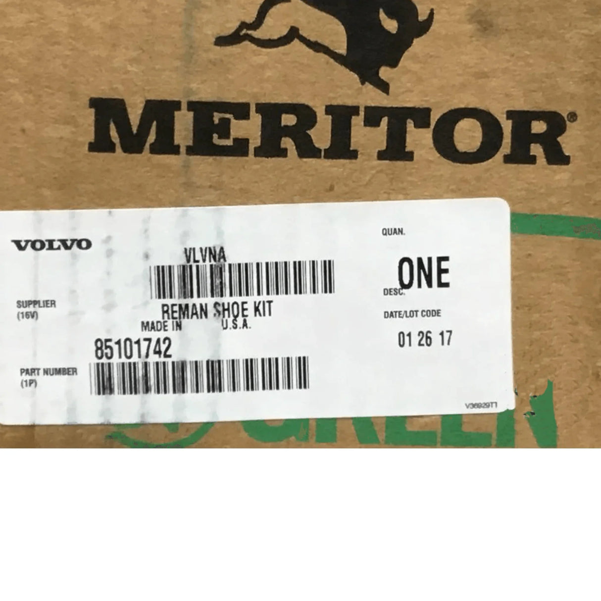 85101742 Genuine Volvo Brake Shoe Kit - Truck To Trailer