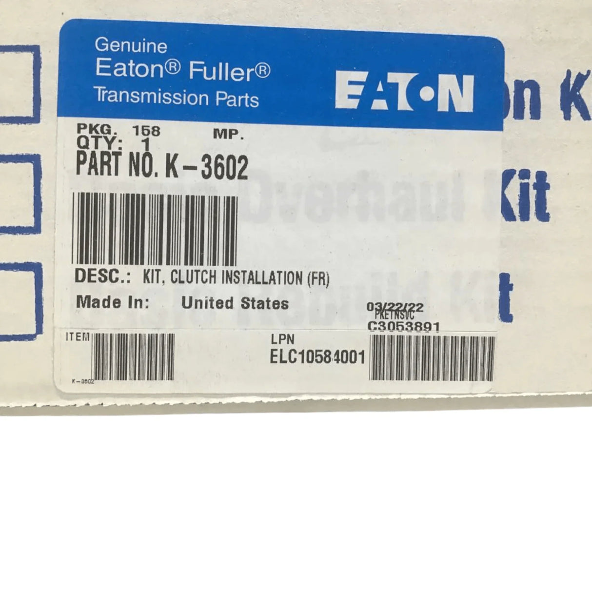 85105737 Genuine Volvo Installation Kit - Truck To Trailer