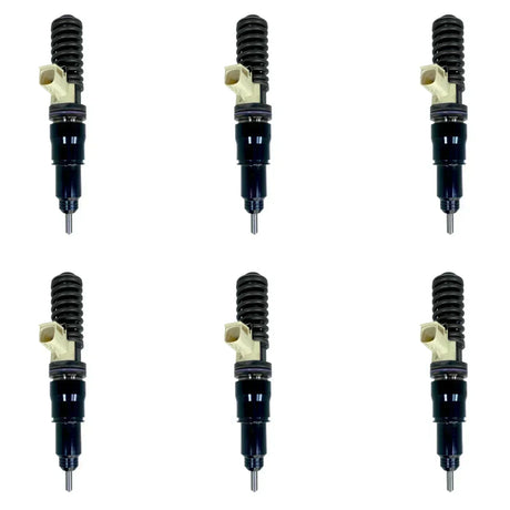 BEBE4F09001 Genuine Mack Injectors Set Of Six 6 For D13 Mp8 - Truck To Trailer
