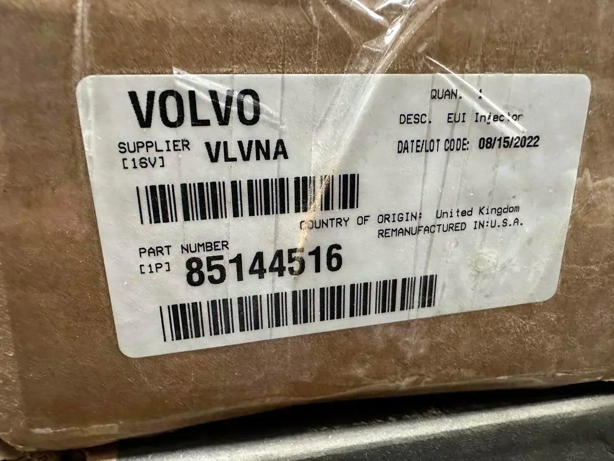 BEBE4L15001 Genuine Volvo Injectors Set Of Six 6 For Volvo D11 Mack Mp7 - Truck To Trailer
