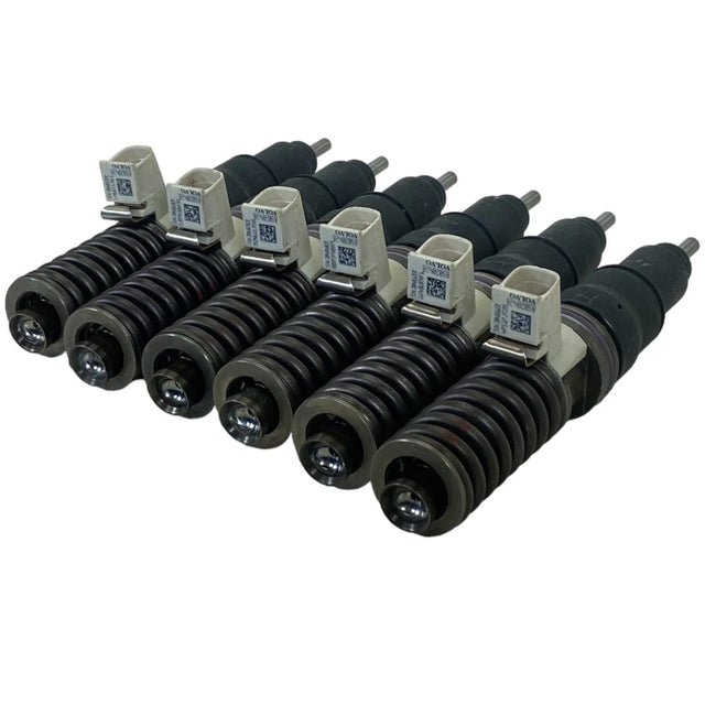 85144518 Genuine Volvo Injector Set Of Six 6 For Volvo D13 Mack Mp8 - Truck To Trailer