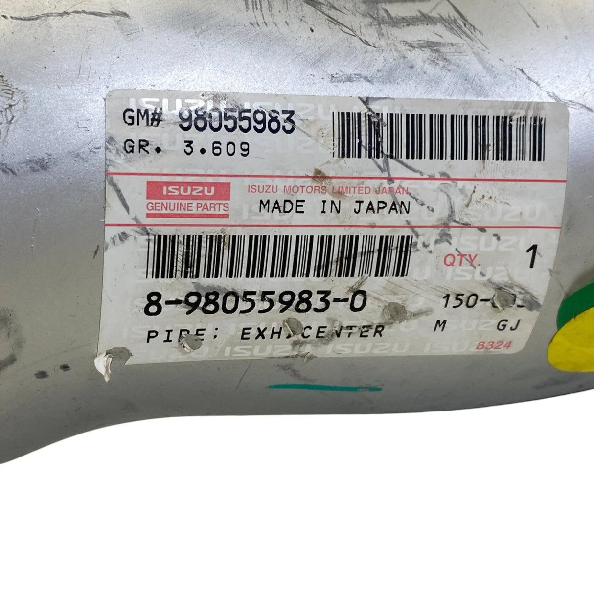 98055983 Genuine Isuzu Flex Converter Pipe For Truck Semi Construction C6500 - Truck To Trailer