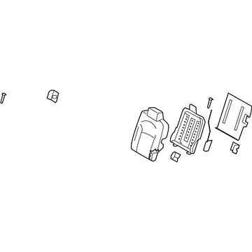 88650-JM04A Genuine Nissan BACK-RR SEAT LH - Truck To Trailer