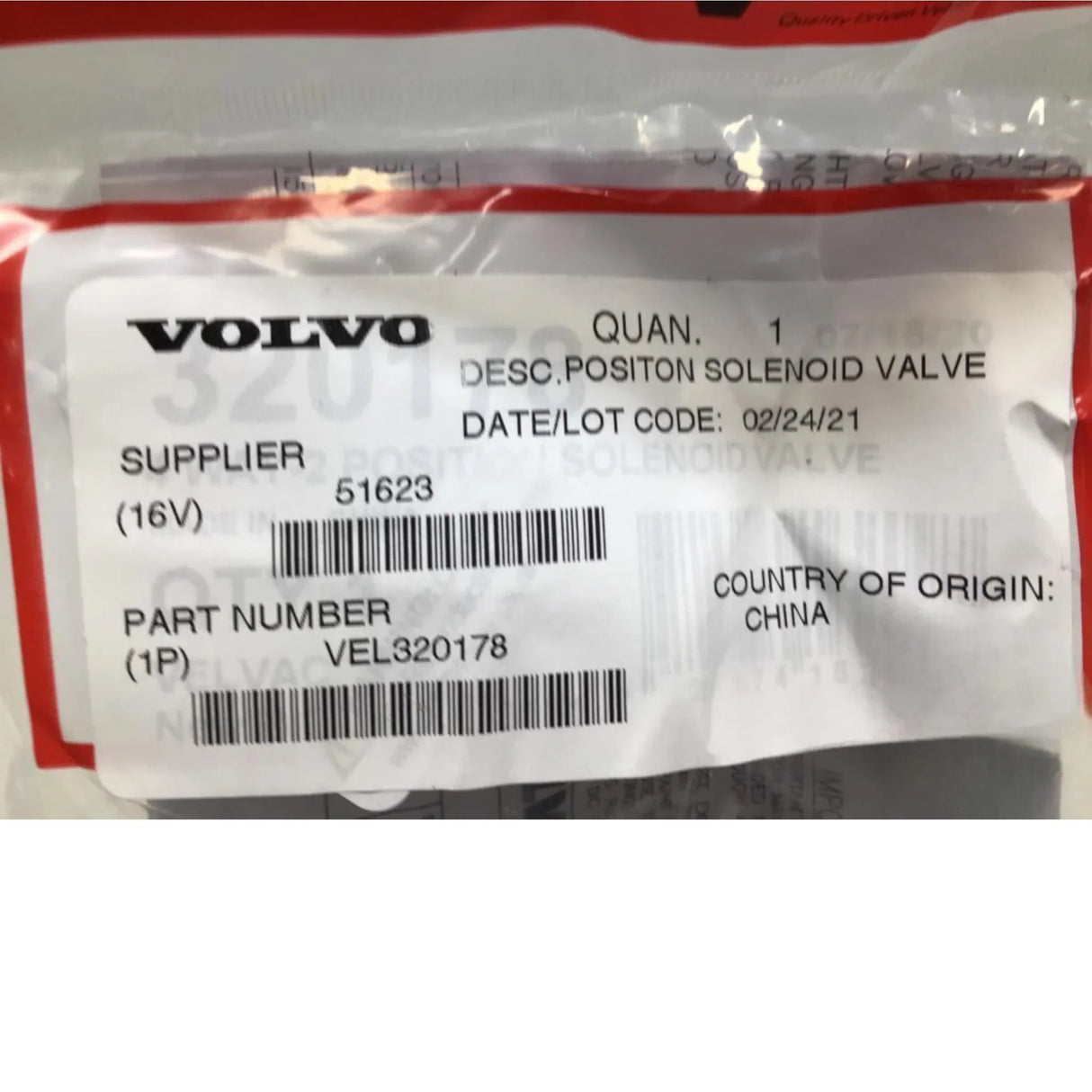 VEL 320178 Genuine Mack Valve-4-Way 2 Position Solenoid - Truck To Trailer