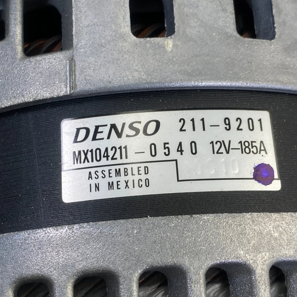 8600316 Genuine Denso Alternator 12V 185A - Truck To Trailer