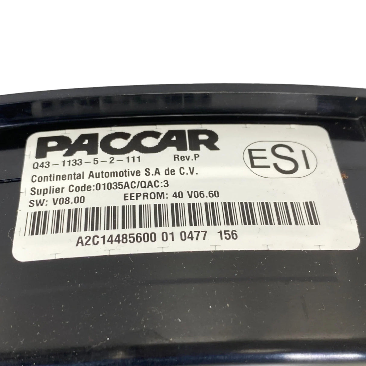 Q43113352111 Genuine Paccar Instrument Cluster - Truck To Trailer