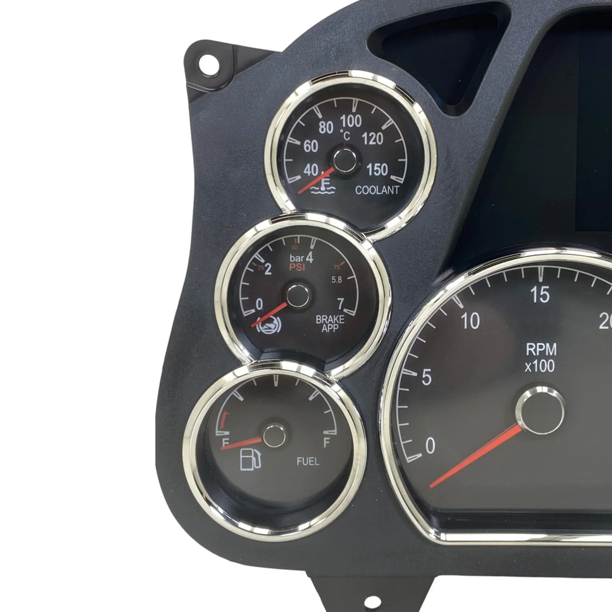 Q43605763111C Genuine Paccar Instrument Cluster Chrome Bezel - Truck To Trailer