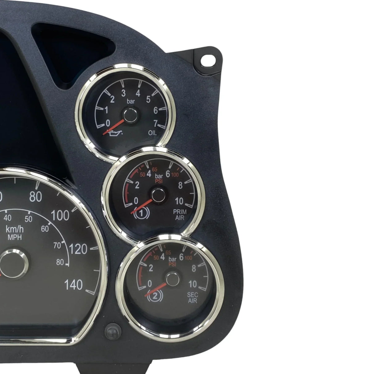 Q43605763111C Genuine Paccar Instrument Cluster Chrome Bezel - Truck To Trailer