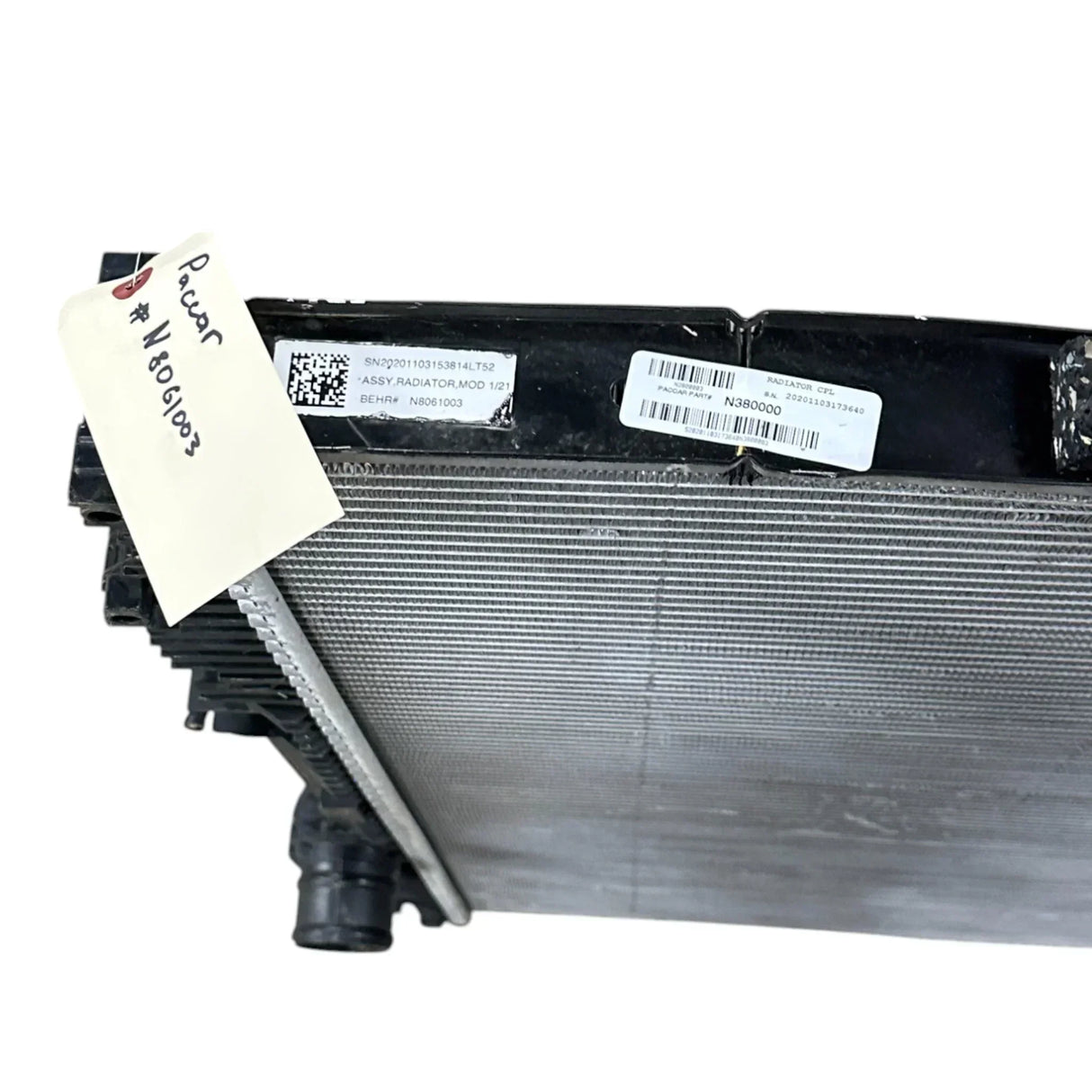 N8061001 Genuine Paccar Radiator Core & Tank Assembly Standard - Truck To Trailer