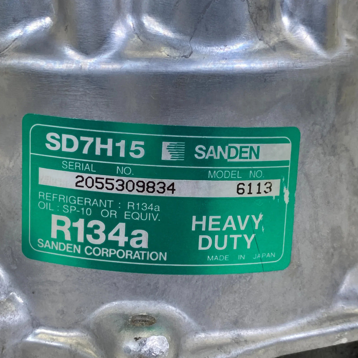 47358876 Genuine CNH Industrial A/C Compressor 6113 - Truck To Trailer