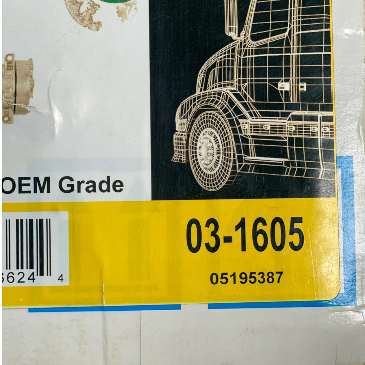 03-1605S Genuine Sanden A/C Compressor - Truck To Trailer