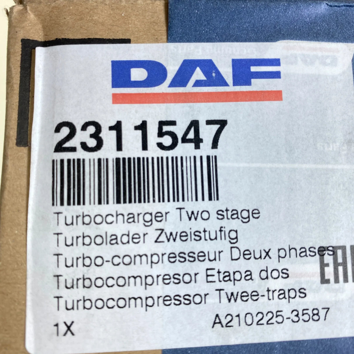 2311547 Genuine Paccar Turbocharger Installation Kit for MX13 Engine - Truck To Trailer