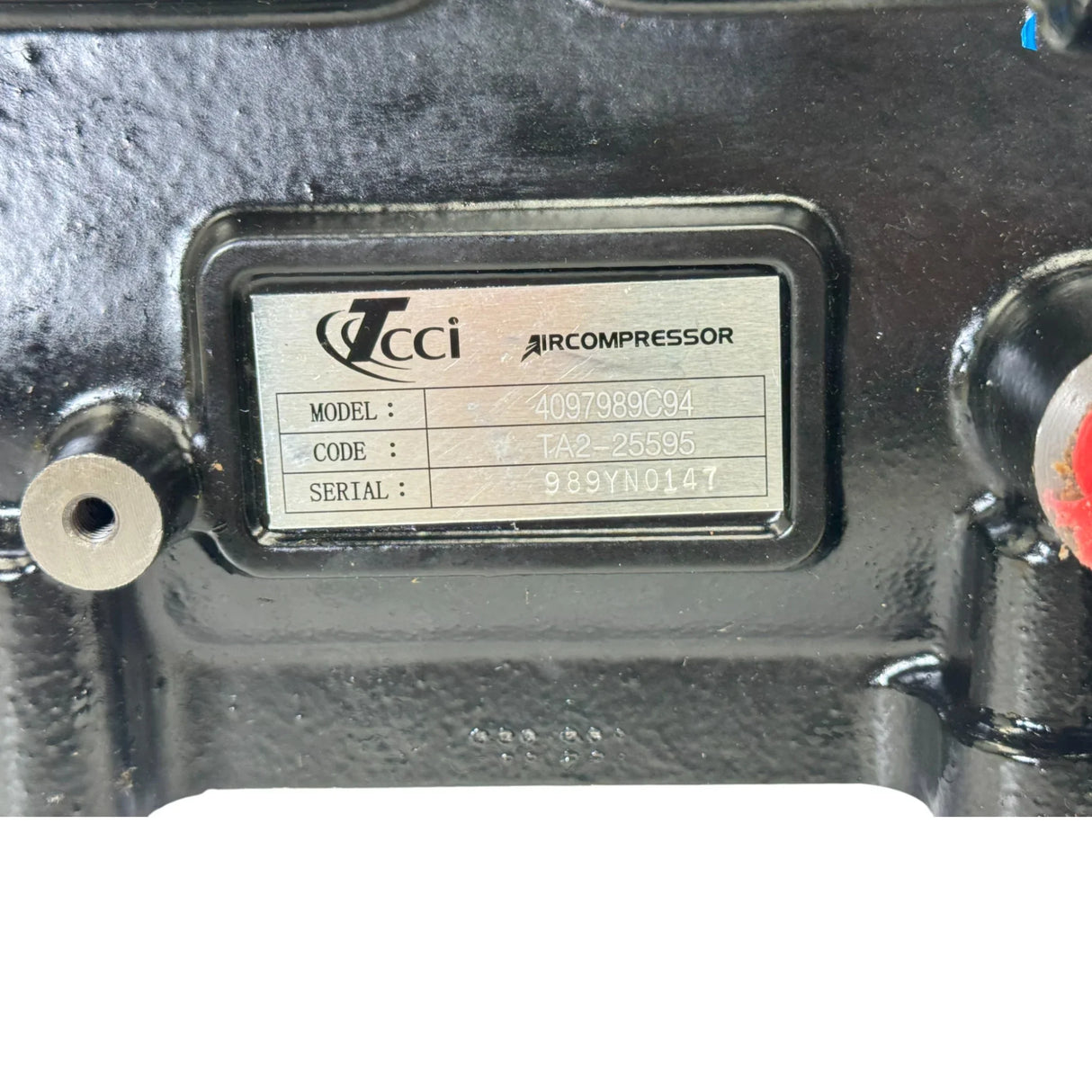 4097989C94 Genuine International Twin Cylinder Air Compressor - Truck To Trailer