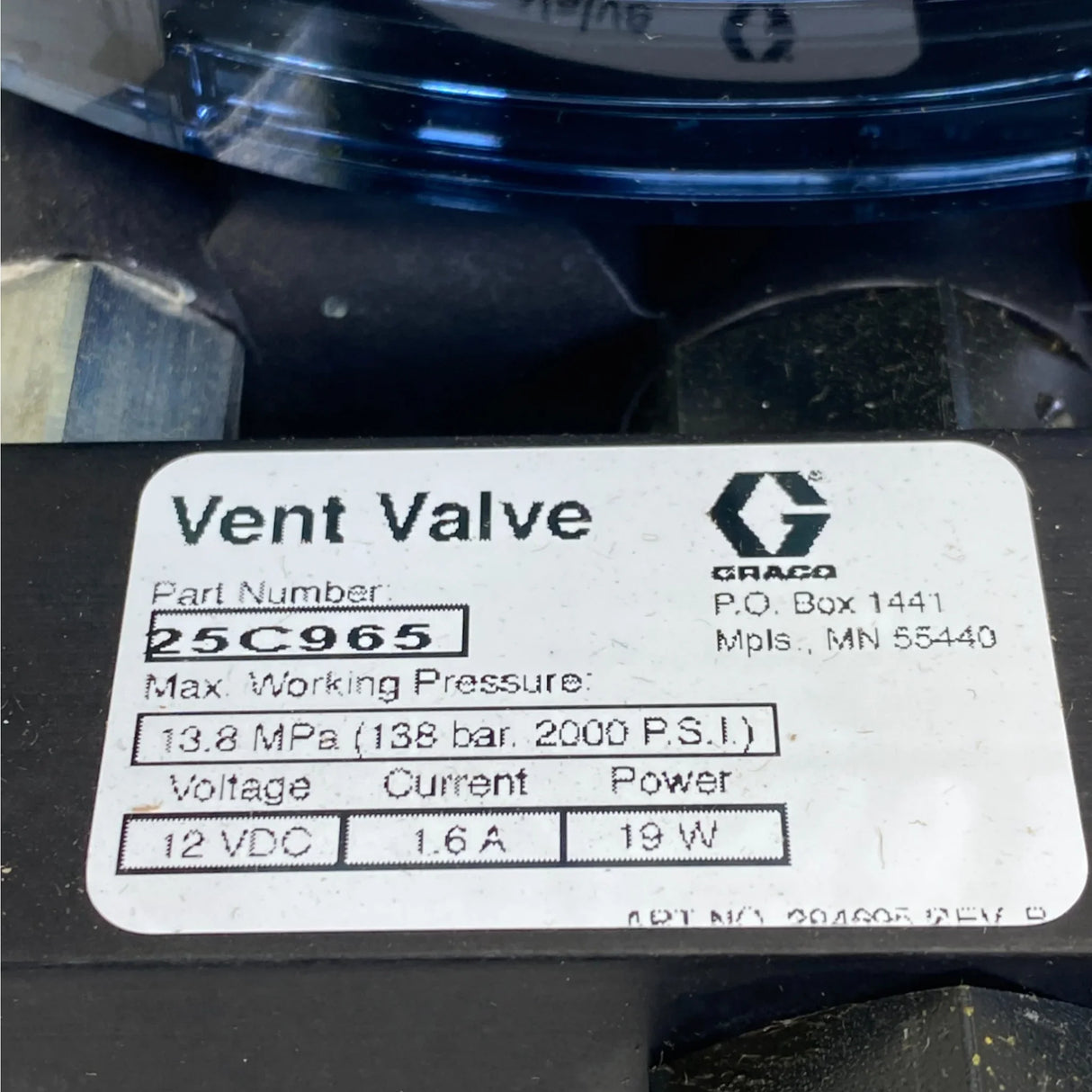 25C990 Genuine Graco Electric Grease Metering Pump Complete 12V - Truck To Trailer