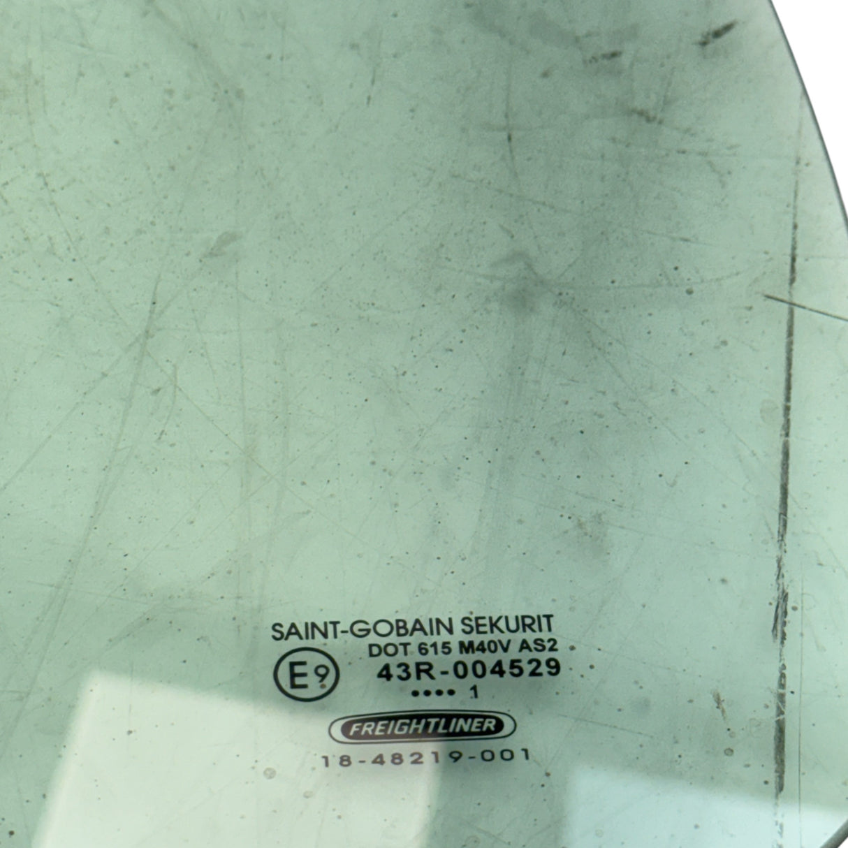 18-48219-001 Genuine Freightliner Right Side Door Glass