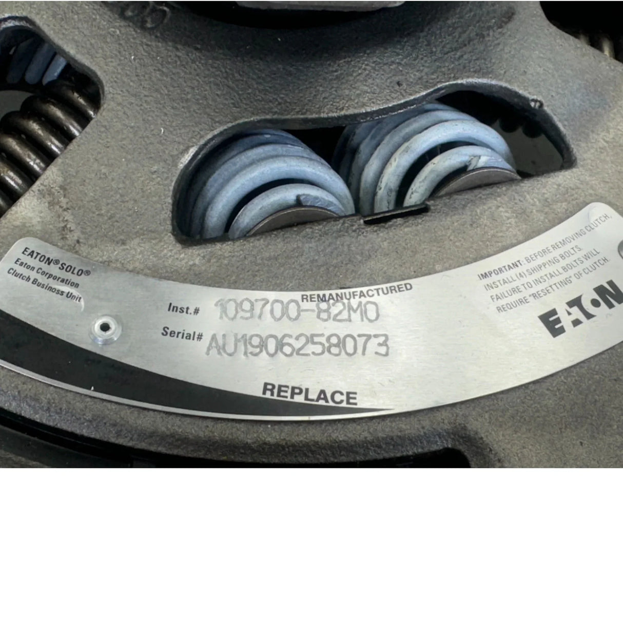 10970082MO Genuine Eaton Clutch - 2 IN 10 Spline 15.5 In - Truck To Trailer