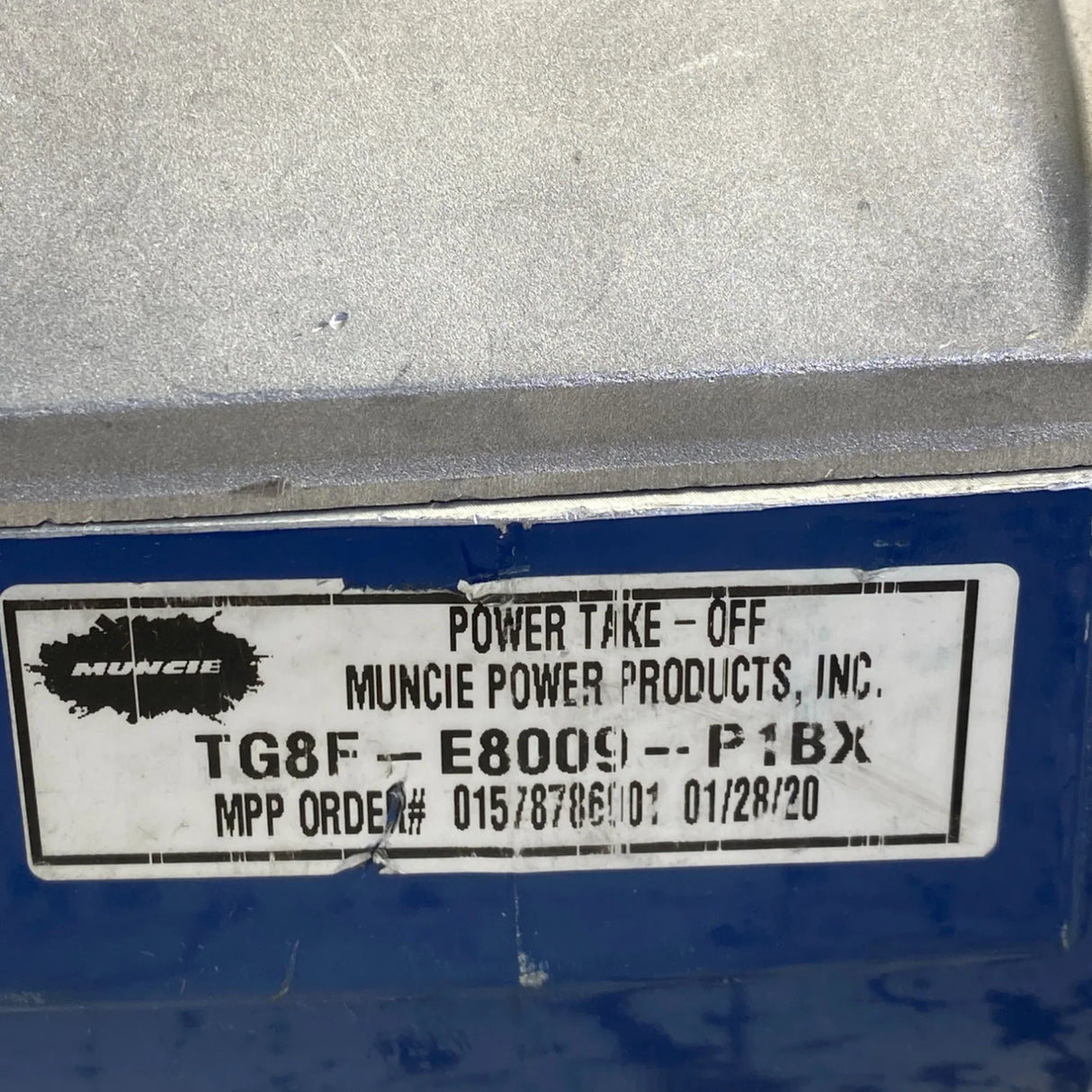 TG8F-E8009-P1BX Genuine Muncie PTO Power Take Off - Truck To Trailer