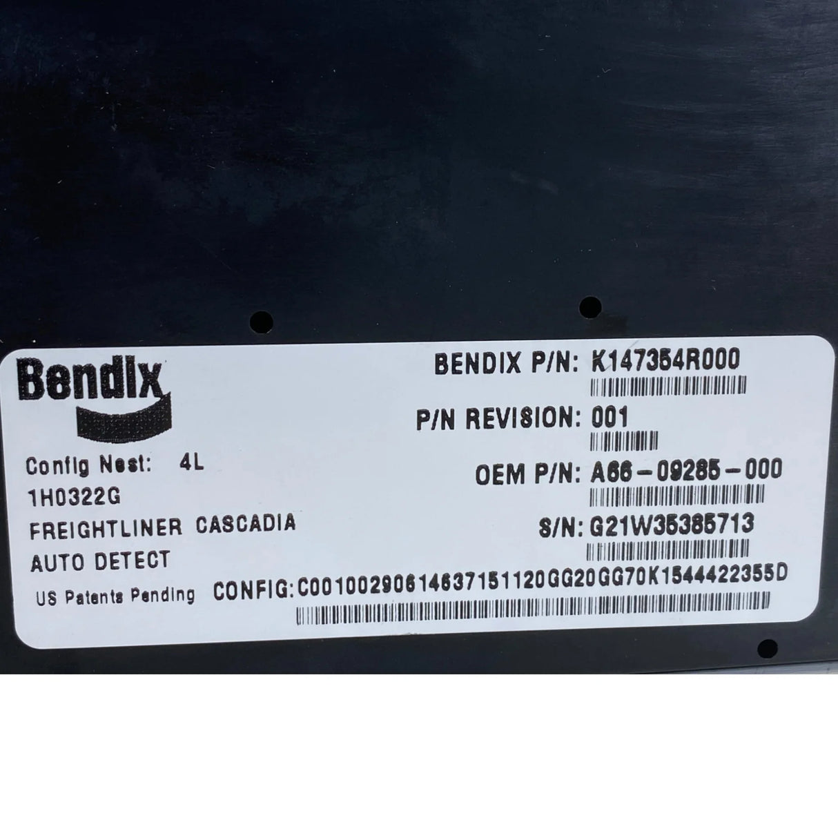 A66-03227-000 Genuine Bendix Lane Guidance ECU Module - Truck To Trailer