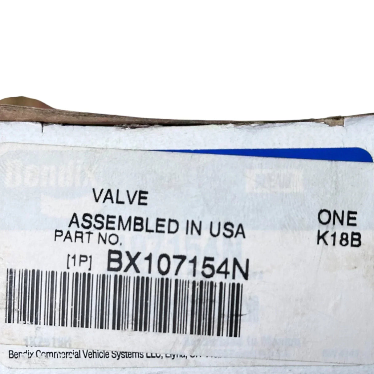 BX107154N Genuine Bendix Pressure Reducing Valve - Truck To Trailer