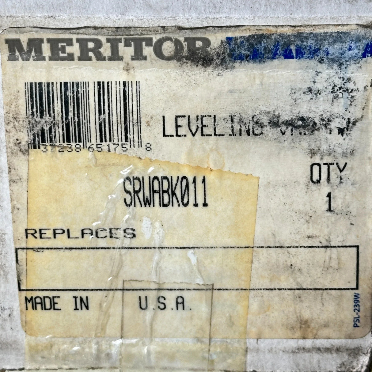 SRWABK011 Genuine Wabco Leveling Valve - Truck To Trailer