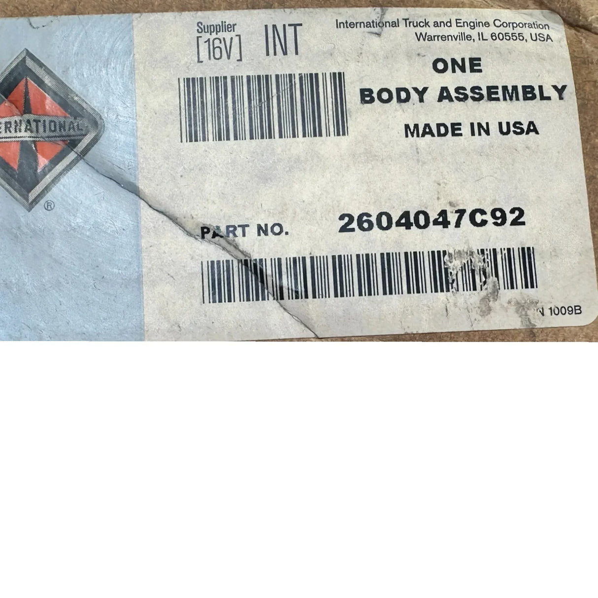 2604047C91 Genuine International Aftertreatment Device Outlet - Truck To Trailer