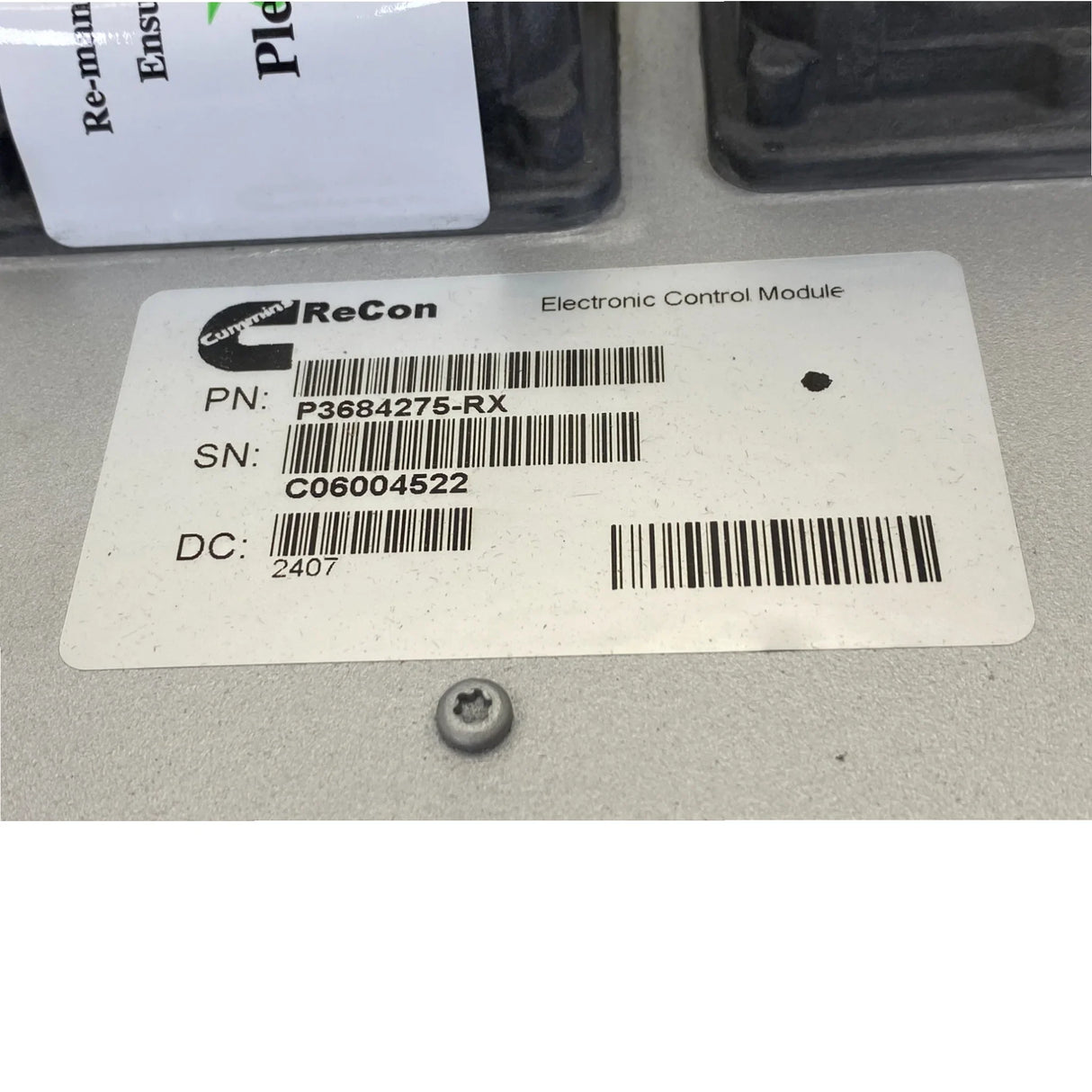 3684276 Genuine Cummins Electronic Control Module For Isx - Truck To Trailer