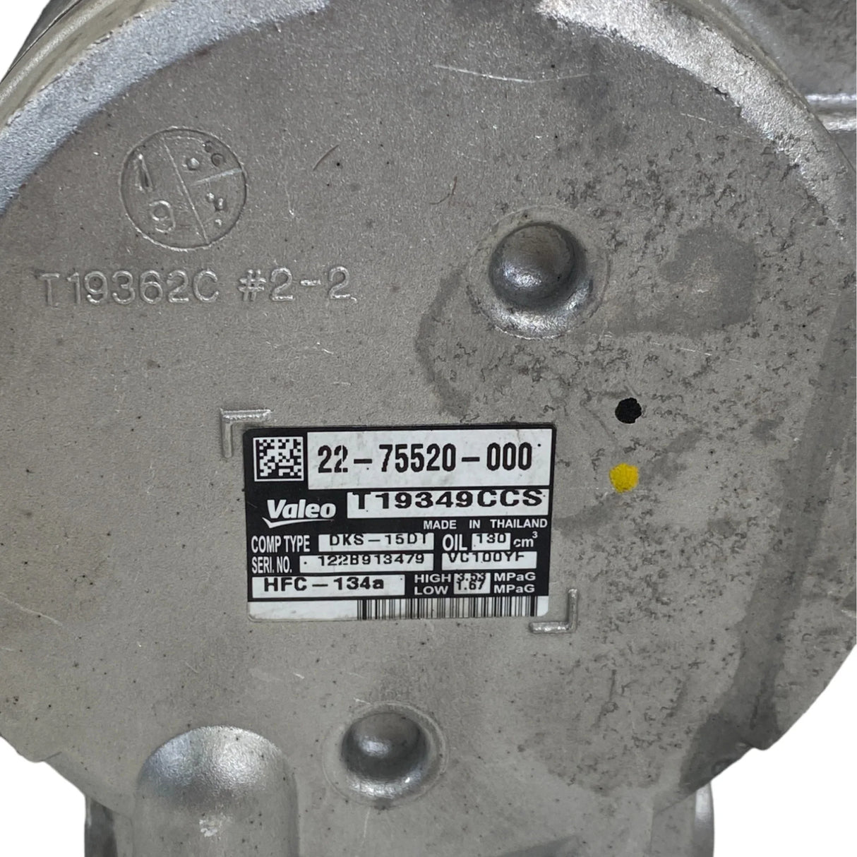 22-75520-000 Genuine Valeo Ac Compressor 160Mm For Freightliner Cascadia - Truck To Trailer