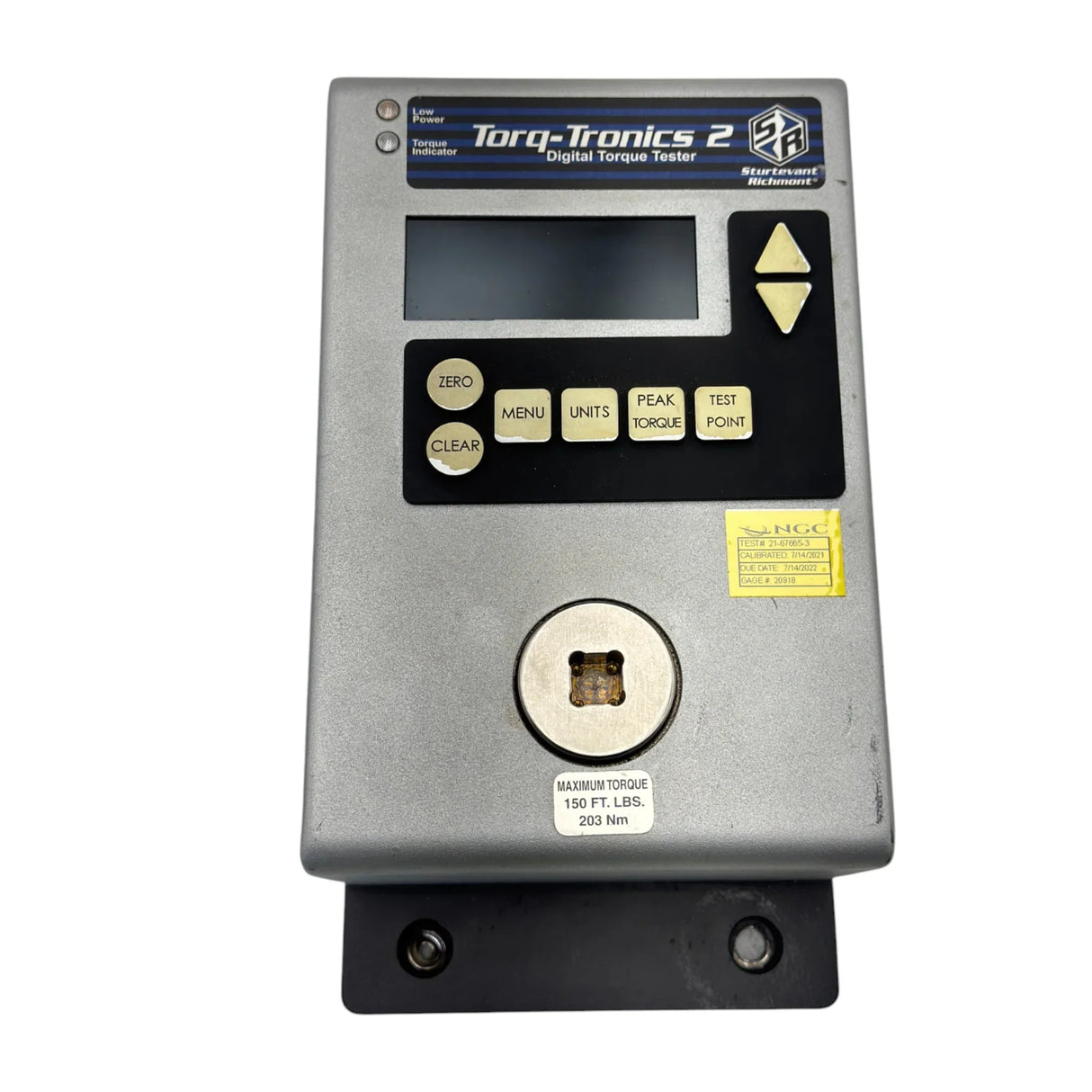 10696 Sturtevant Richmont Torq-Tronics 2 Digital Torque Tester - Truck To Trailer