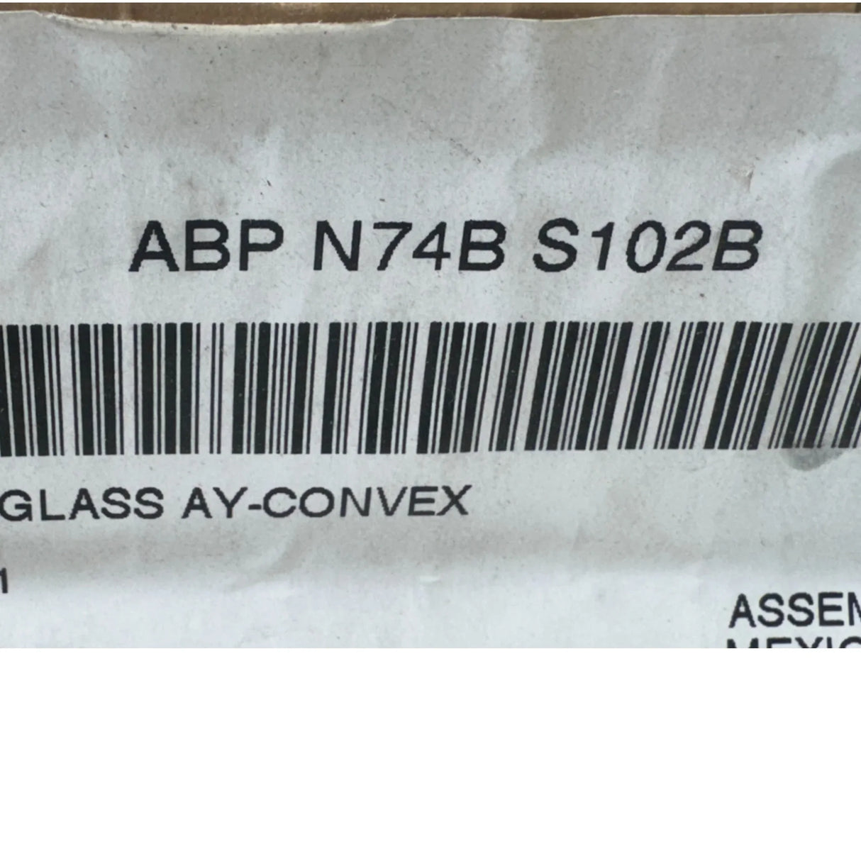ABP N74B S102B Genuine Freightliner Mirror Convex Glass - Truck To Trailer