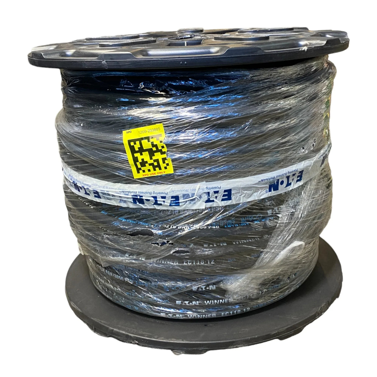 EC118-12LRL Genuine Eaton Winner EC118 Series Rubber Hydraulic Braided Hose - Truck To Trailer