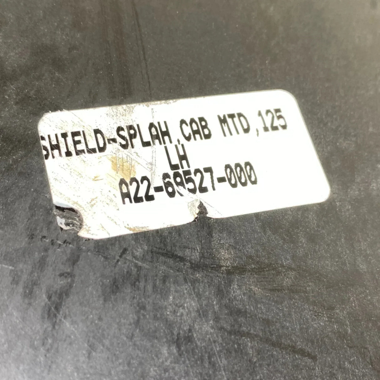 A2263542004 Genuine Freightliner Left Side Fender Splash Shield - Truck To Trailer