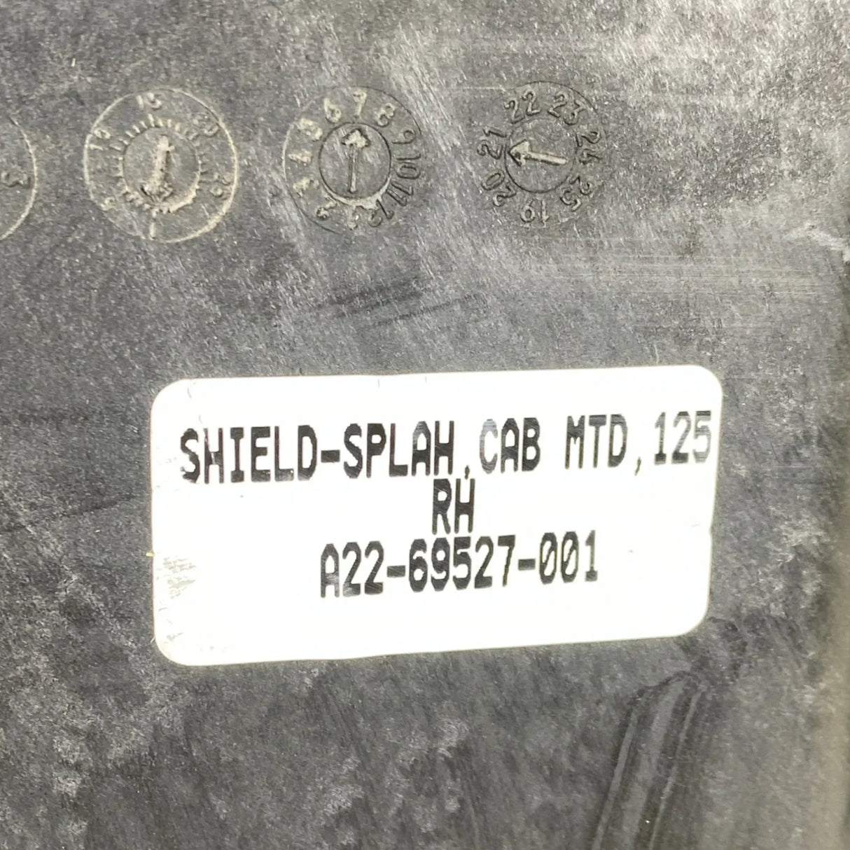 A22-63542-005 Genuine Freightliner Right Side Splash Shield - Truck To Trailer